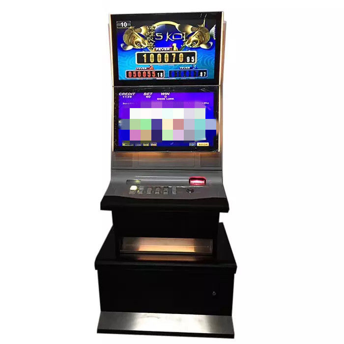 Color negro práctico multilingüe de Arcade Fishing Game Machine Sturdy