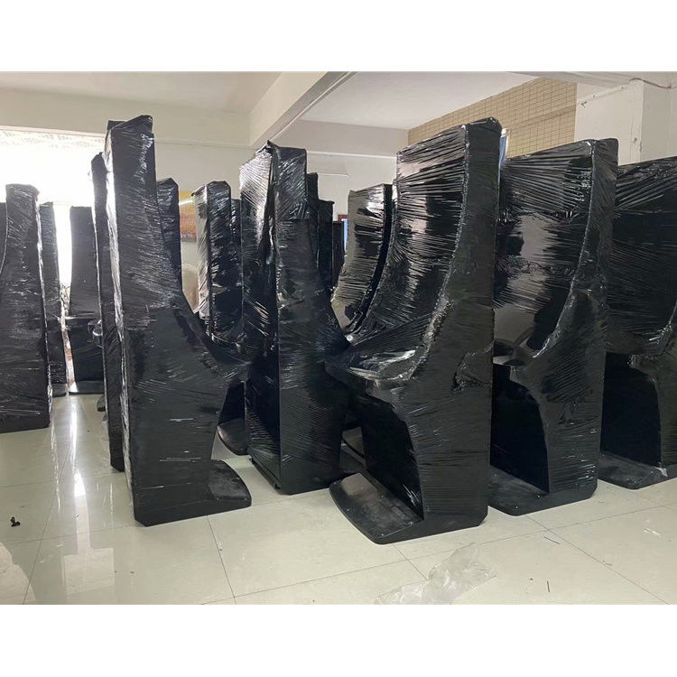 La máquina de juego multifuncional de la pesca de la ranura espesó verticalmente color negro
