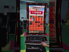 32/43 pulgada ranura la máquina de juego, empujador curvado de la moneda de la parada de la habilidad de la pantalla